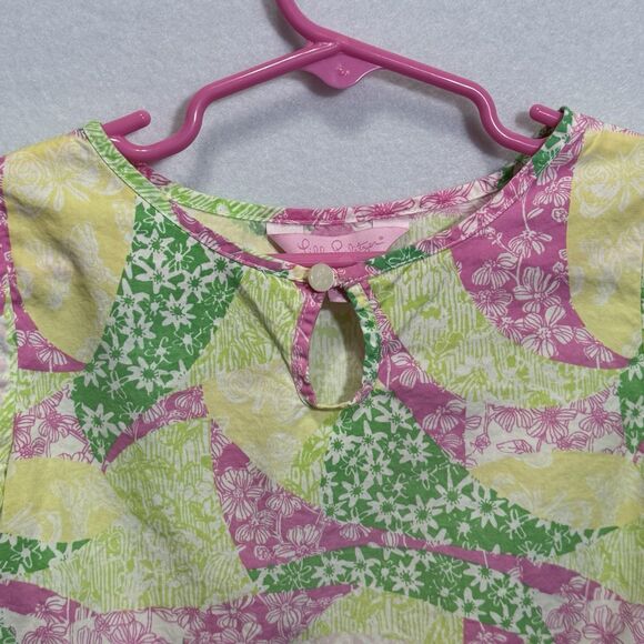 Lily Pulitzer Toddler Girls Gabby Long Sleeve Swim Tunic Dress Top Size 2-3 XS - Picture 4 of 8